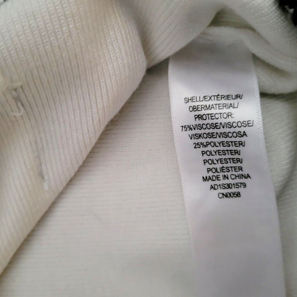 Adrianna Papell Womens White Blazer with Black Stripes Size US M - Picture 4 of 8